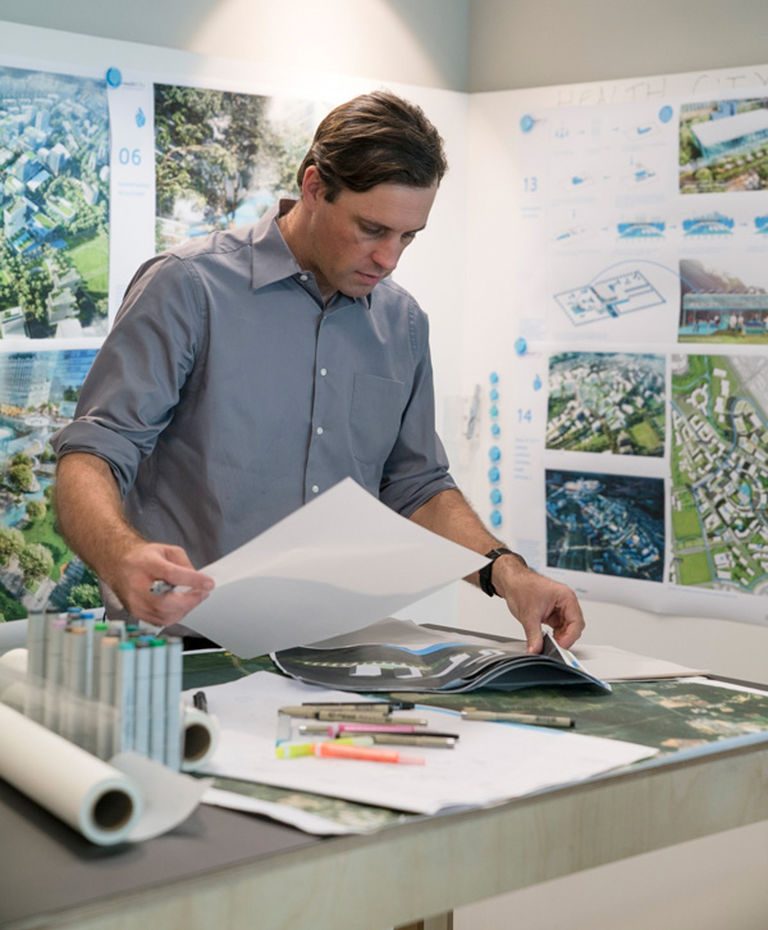 Ed Baker is a Director at Broadway Malyan in Singapore, leading the urban design and masterplanning team.