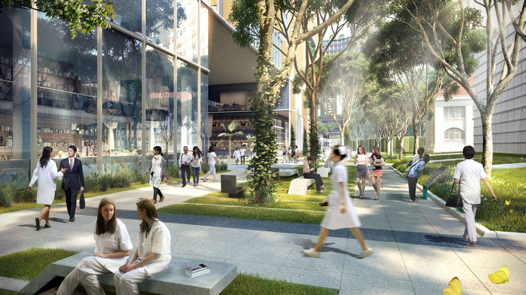 Health City Novena is an integrated healthcare mega-hub to be built around Tan Tock Seng Hospital in Singapore