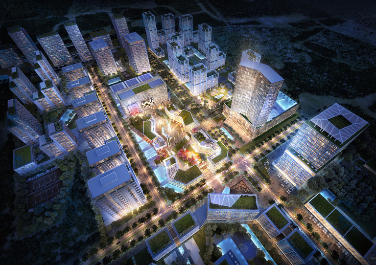 Masterplan for Emprasa Smart City, a new community focused on innovation for Artha Real Estate Corporation Ltd
