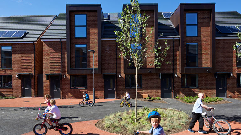 Community building at the heart of new neighbourhood, Erith Park in London Borough of Bexley.