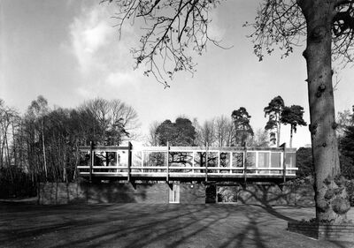 Hulme House in St George's Hill, designed for Dennie Hulme racing driver in 1972.