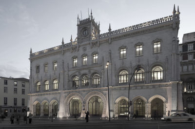 External view of Rossio Station in Lisbon in 2006, now home to Broadway Malyan's Lisbon studio.