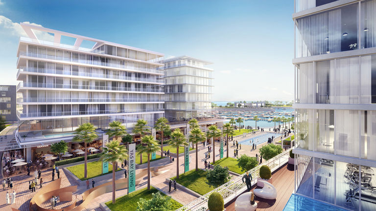 Vibrant mixed-use development at Yas Island, Abu Dhabi
