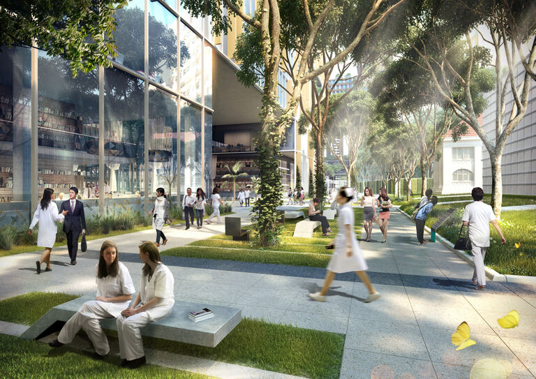 Health City Novena is an integrated healthcare mega-hub to be built around Tan Tock Seng Hospital in Singapore