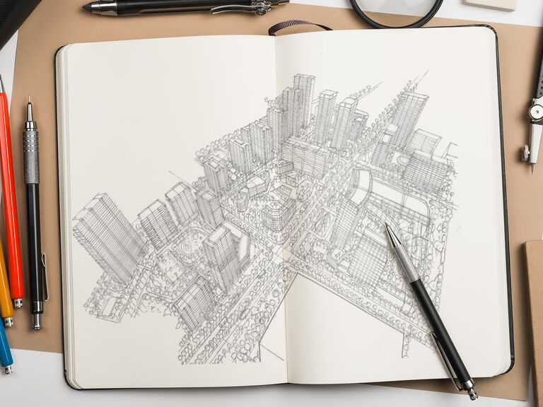 Sketch showing proposed 48 acre Emprasa Smart City in Bangalore, India