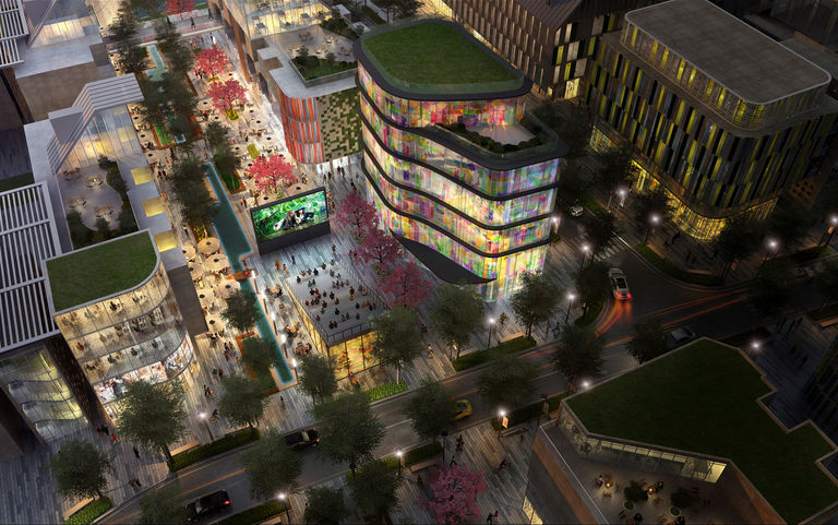 Medini Business District masterplan showing office and business cluster