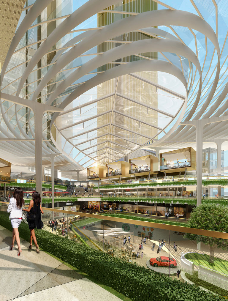 Retail spaces at Wuhan Taihe Plaza