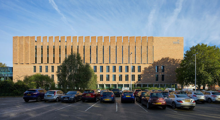 External view of Coventry University's award-winning Alison Gingell Building at Coventry University