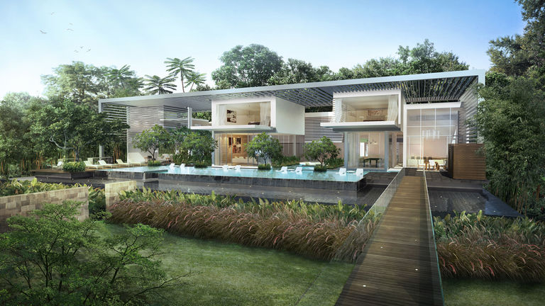 Luxury villas at Medini Mangrove, designed by Broadway Malyan
