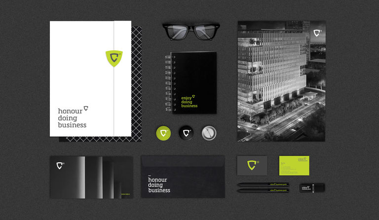 The branding for CIBIS had to convey quality and target an international business audience