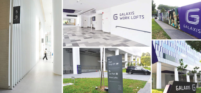 As well as branding, Broadway Malyan developed the wayfinding strategy for Galaxis
