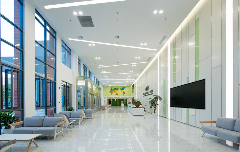 Internal view at Overseas Chinese Academy of Chiway by Broadway Malyan