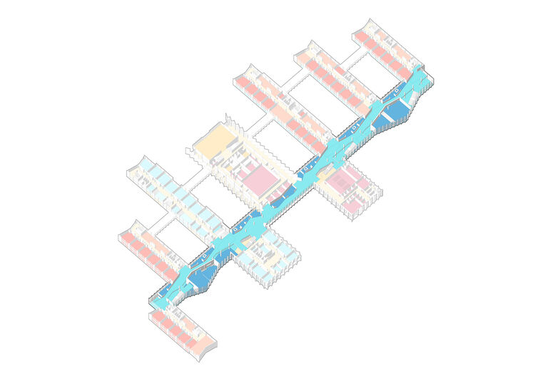 The learning spine that runs through the Chengdu Westminster campus, which has been designed by Broadway Malyan