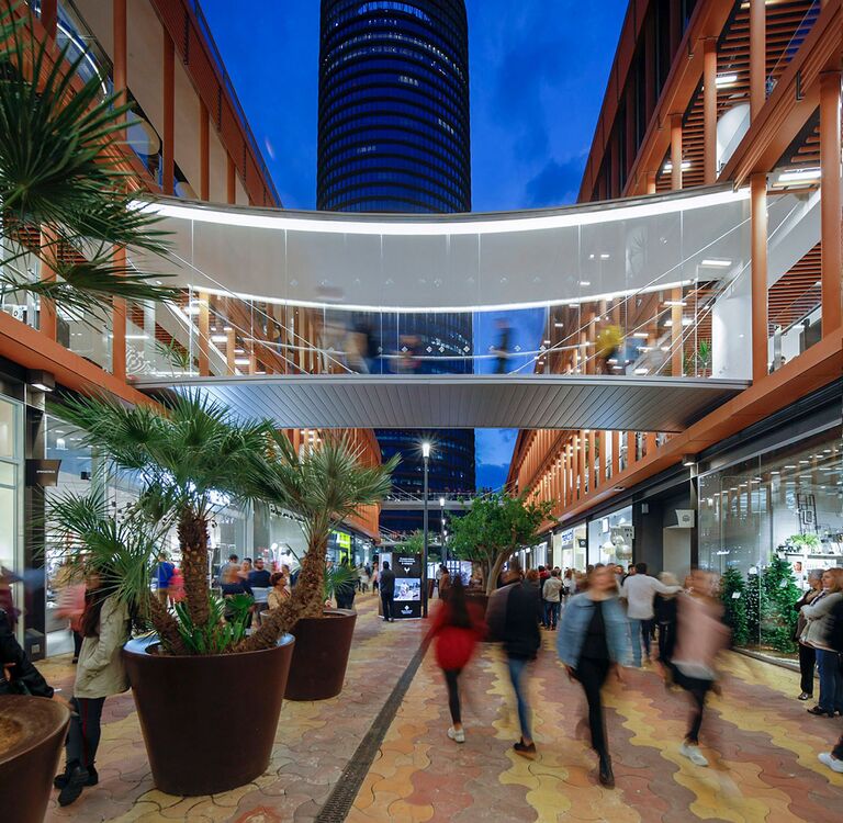 Torre Sevilla shopping centre in Spain, designed by Broadway Malyan