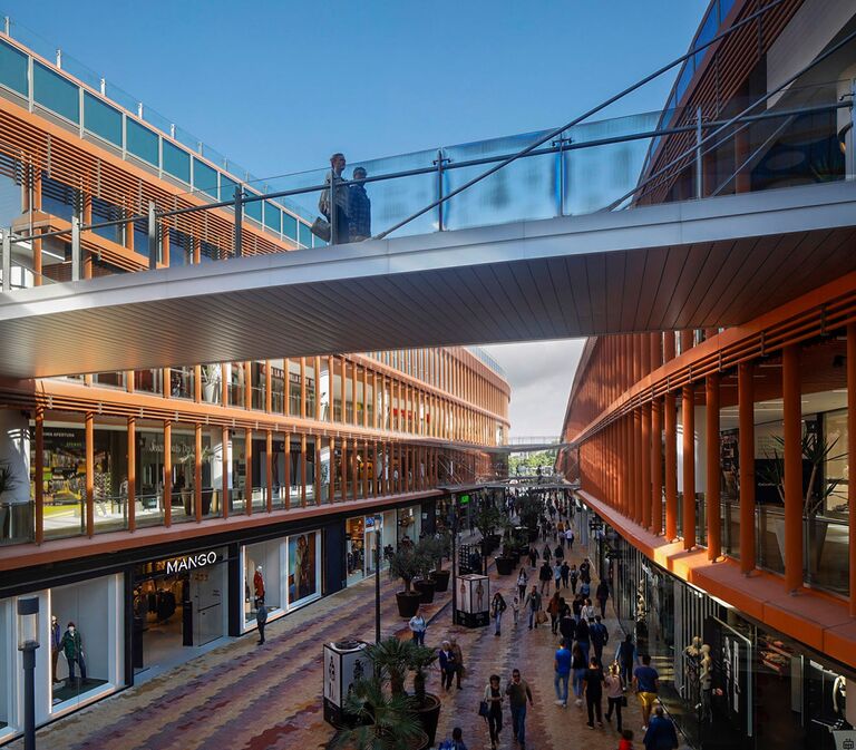 Torre Sevilla shopping centre, designed by Broadway Malyan